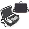 Caja de la caja de la cubierta de transporte de viaje de un solo hombro portátil con separador de deflector para FIMI X8 Mini (negro + forro negro)