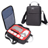 Bolsa de almacenamiento de un solo hombro impermeable a prueba de choques Caja de la caja de la cubierta del viaje para FIMI X8 Mini (negro + forro rojo)