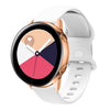 Para Huawei Watch 2 Banda interna de reloj de silicona de hebilla inversa, tamaño: 20 mm (blanco)