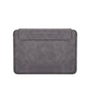 PU03 Bolsa de forro de piel de oveja ligera PU03, tamaño: 14.1-15.4 pulgadas (gris espectáculo profundo)