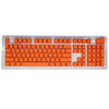 HXSJ P9 104 Teclas PBT Color Teclado mecánico KeyCaps (naranja)