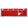HXSJ P9 104 Teclas PBT Color mecánico KeyCaps (rojo)