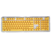 HXSJ P9 104 Teclas PBT Color Teclado mecánico KeyCaps (Amarillo)