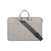 ST06SDJ Bolso portátil de la computadora portátil con helada ST06SDJ con la correa desmontable del hombro, tamaño: 15.6 pulgadas (gris claro)