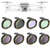 JSR para FIMI X8 Mini Drone 8 en 1 UV + CPL + ND8 + ND16 + ND32 + STAR + Kit de filtro de lentes de la noche