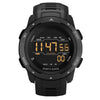 North Edge Mars Hombres Luminoso Digital Impermeable Smart Sports Watch, Soporte Reloj de alarma y Cuenta regresiva y Modo Deportivo (Negro)