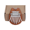 Mini 8 tonos thumb Piano Kalimba Instrumentos musicales (Chinchilla de madera)