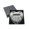 Mini 8 tonos Thumb Piano Kalimba Instrumentos musicales, caja de regalo (corazón acrílico)