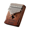 21 Tono Acacia Madera Thumb Piano Kalimba Instrumentos Musicales (Café-Reno)