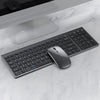 Juego de ratón del teclado de Bluetooth inalámbrico de tres modelos (pistola negra)