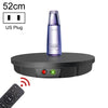Control remoto de 52 cm Pantalla giratoria giratoria giratoria eléctrica Soporte de disparo de video TurnTable, Potencia de carga, Enchufe de enchufe: Tapón de EE. UU. (Negro)