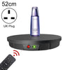 Control remoto de 52 cm Turnato de giradiscos giratorios eléctrico de la plataforma giratoria de la plataforma giratoria de los accesorios de la plataforma giratoria, potencia de carga, enchufe de enchufe: enchufe del Reino Unido (Negro)