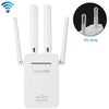 Repetidor de enrutador WiFi inteligente inalámbrico con 4 antenas WiFi, Especificación de enchufe: Enchufe de la UE (blanco)