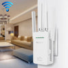Repetidor de enrutador WiFi inteligente inalámbrico con 4 antenas WiFi, especificación de enchufe: enchufe británico (blanco)