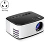 T20 320x240 400 Lumens Portable Home Theatre LED HD Proyector digital, la misma versión de pantalla, enchufe de AU (blanco negro)