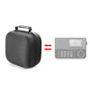 Para Sangean ATS-909X SHORTWAVE RADIO BOLSA DE ALMACENAMIENTO DE RADIO (NEGRO)