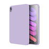 Caja de la tableta de microfibra de silicona mutural para iPad Mini 6 (lavanda)
