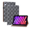 Para iPad mini 6 Color Weave Smart Leather Tablet Case (Negro)