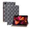 Color Weave Smart Leather Tablet Case para iPad Pro 11 2021 / 2020 / 2018 / Air 2020 10.9 (Negro)
