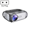 T7I 720P 200 ANSI CEATRO INICIO LED HD Proyector digital, versión básica, enchufe de la UE (gris plateado)