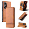 Para honrar 60 AZNS Magnetic Becertic TEXTURE HORIZONTAL FLIP DE CUERO DE CUERO Caja (marrón claro)