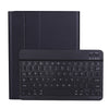 Case de cuero de teclado Bluetooth Ultra-Dino A11b Camskin con soporte para bolígrafo para iPad Air 5 2022 / Air 4 2020 10.9 y Pro 11 pulgadas 2021/2020 / 2018 (negro)