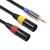TC194BUXK108YR-30 Cable de audio macho de 3,5 mm macho a macho dual Canon, longitud: 3 m