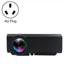 YG530 LED Pequeño proyector de duplicación de pantalla inalámbrica 1080P, enchufe de alimentación: AU Plug (Negro)