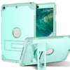 PC+Case de tableta de soporte de silicona para iPad 9.7 2018 /2017 (Mint Green)