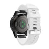 Para la banda de reloj de silicona de Garmin Fenix 5s (blanco)