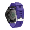 Para la banda de reloj de silicona de Garmin Fenix 5s (púrpura)