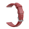 Para Garmin Forerunner 245 Band de cuero de piel de becerro de aceite (rojo)