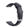 Para Garmin Forerunner 245 Band de cuero de piel de becerro de aceite (azul de medianoche)