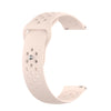 Para Galaxy SM R800 46 mm de silicona Band de reloj transpirable (rosa claro)