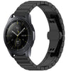 Para Galaxy Watch Correa de reloj de acero inoxidable con hebilla de mariposa de 42 mm (negro)