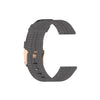 Para Galaxy Watch 46mm correa de reloj de lona de nailon (gris oscuro)