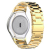 Para Galaxy Gear S2 & R720 Correa de reloj de acero de tres perlas (dorado)
