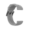 Para la correa de reloj de silicona Suunto 7 Lightning (gris)