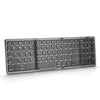 B089 Bluetooth Plegable Teclado con numérico (gris)