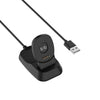 Para Ticwatch E2 y S2 Base de 1 m con función de cable de datos y con funciones de limitación de voltaje y corriente (negro)