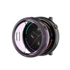 Para la caja del reloj Amazfit 2 TPU (púrpura transparente)