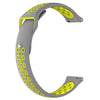 Para Huami Amazfit Youth Edition Banda de reloj de silicona de dos tonos (gris amarillo)