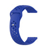 Para Huami Amazfit Youth Edition correa de reloj transpirable de silicona (zafiro)