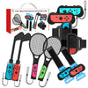 Jys Jys-NS215 10 en 1 Accesorios deportivos somatosensoriales establecidos para Nintendo Switch