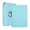 Para Lenovo M10 Plus 3rd Litchi Texture 360 grados Caja de tableta de cuero de rotación con soporte (azul claro)
