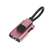 2 en 1 USB-C / Type-C a USB-C / Type-C 3.5mm Cable de adaptador de audio (oro rosa)