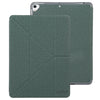 Mutural King Kong Serie Soporte de deformación Case de tableta de cuero para iPad 9.7 2018 /2017 (verde)