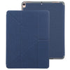 Mutural King Kong Serie Suppilón de deformación Tableta de cuero para iPad Pro 10.5 2019 /2017 (azul)