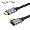 1.5m 10GBPS USB-C / Type-C Male recto a macho Cable de transmisión de datos de carga del codo macho