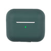 Case de protección de silicona de auriculares inalámbrico para AirPods 3 (verde oscuro)